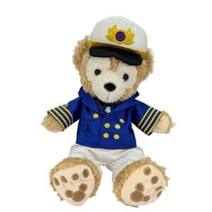 Disney Duffy The Disney Bear Plush Disney Cruise Line Captain 15"